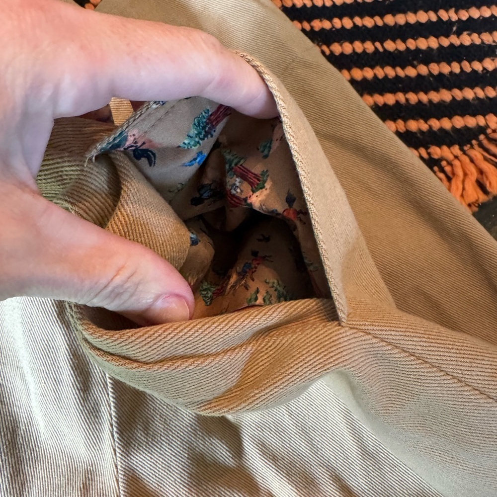 Good Alma Redwood Cotton Twill Trousers - Tan size Med - Picture 7 of 16